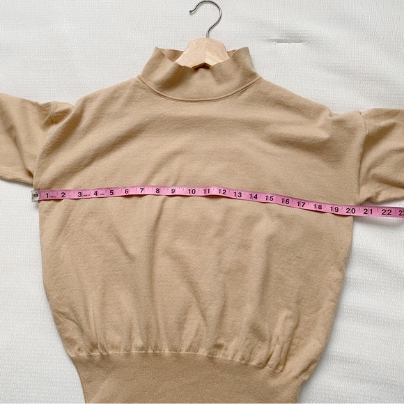 Camel Soft Mock Turtleneck Knit Top - Picture 5 of 11